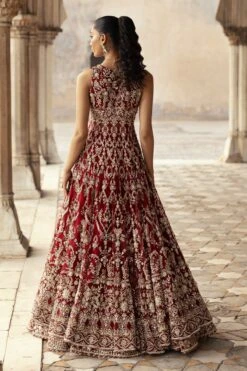Pakistani Bridal Dress In Red Pishwas Lehenga Style 10 Pakistani Bridal Dress In Red Pishwas Lehenga Style -LuxPak Bridal Studio Store PakistaniBridalDressinRedPishwasLehengaStyle 99843482 3b1c 4222 9e31 40580ed6c258