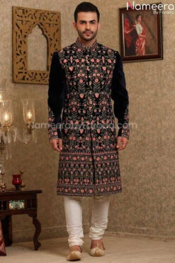 Pakistani Designer Sherwani For Wedding 2021 #GR87