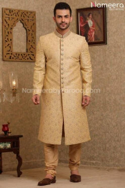 Pakistani Dulha Sherwani For Wedding Online 2021 #GR88