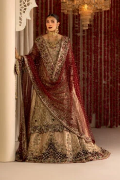 Pakistani Wedding Dress In Bridal Kameez Lehenga Style