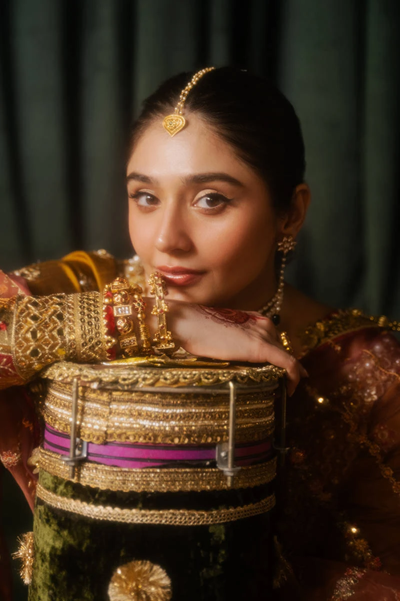 Pakistani Wedding Dress In Lehenga Choli Dupatta Style 6 Pakistani Wedding Dress In Lehenga Choli Dupatta Style - Image 4