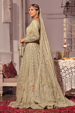 Pakistani Bridal Dress Beige Net Lehenga Choli For Bridal Wear 10 Pakistani Bridal Dress Beige Net Lehenga Choli For Bridal Wear -LuxPak Bridal Studio Store Pakistani Bridal Dress Beige Net Lehenga Choli for Wear