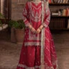 Pakistani Bridal Dress Red Bridal Sharara And Short Shirt 1 Pakistani Bridal Dress Red Bridal Sharara And Short Shirt -LuxPak Bridal Studio Store Pakistani Bridal Dress Red Bridal Sharara and Short Shirt