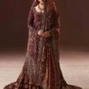 Pakistani Bridal Dress In Maroon Gold Farshi Gharara Set 2 Pakistani Bridal Dress In Maroon Gold Farshi Gharara Set -LuxPak Bridal Studio Store Pakistani Bridal Dress in Maroon Gold Farshi Gharara Set