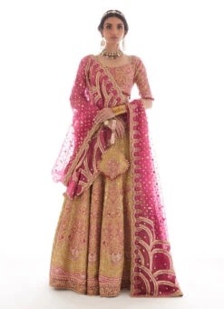 Pakistani Bridal Lehenga Rajasthani Choli Dupatta Premium Bridal Dress