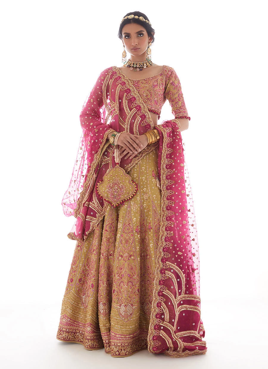 Pakistani Bridal Lehenga Rajasthani Choli Dupatta Premium Bridal Dress 4 Pakistani Bridal Lehenga Rajasthani Choli Dupatta Premium Bridal Dress - Image 2