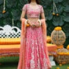 Pakistani Bridal Dress Two-Tones Lehenga Choli Dupatta Dress 1 Pakistani Bridal Dress Two-Tones Lehenga Choli Dupatta Dress -LuxPak Bridal Studio Store Pakistani Bridal Two Tones Lehenga Choli Dupatta Dress