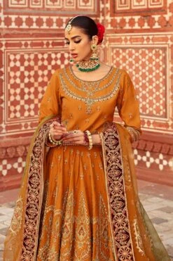 Pakistani Bridal Dress Mustard Choli With Lehenga Bridal Wear 11 Pakistani Bridal Dress Mustard Choli With Lehenga Bridal Wear -LuxPak Bridal Studio Store Pakistani Dress Mustard Choli With Lehenga For Wear