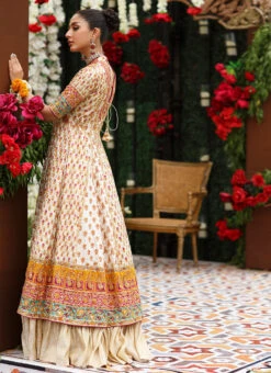 Pakistani Bridal Kalidaar Multi Color Bridal Lehenga -LuxPak Bridal Studio Store Pakistani Lehenga Kalidaar Multi Color Bridal Dress
