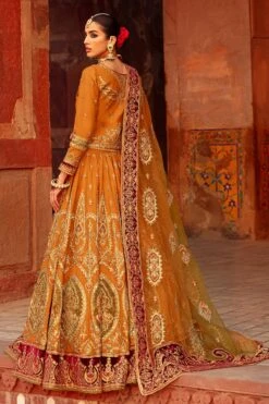 Pakistani Bridal Dress Mustard Choli With Lehenga Bridal Wear 13 Pakistani Bridal Dress Mustard Choli With Lehenga Bridal Wear -LuxPak Bridal Studio Store Pakistani Wedding Dress Choli With Lehenga