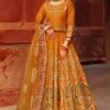 Pakistani Bridal Dress Mustard Choli With Lehenga Bridal Wear