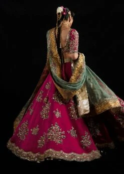 Bridal Wedding Mehndi Dress In Lehenga And Choli Style 12 Bridal Wedding Mehndi Dress In Lehenga And Choli Style -LuxPak Bridal Studio Store PremiumBridalWeddingMehndiDressinLehengaandCholiStyle