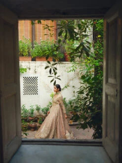Wedding Lehenga Front Open Gown Pakistani Bridal Dress 13 Wedding Lehenga Front Open Gown Pakistani Bridal Dress -LuxPak Bridal Studio Store PremiumWeddingLehengaFrontOpenGownPakistaniBridalDress