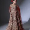 Red Pakistani Bridal Dress In Open Gown Lehenga Style -LuxPak Bridal Studio Store RedPakistaniBridalDressinOpenGownLehengaStyle d00382d1 4952 4486 8400 d9239be821d1