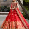 Bridal Wedding Dress In Choli Dupatta And Lehenga Style