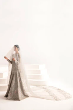 Embellished Walima Pakistani Bridal Dress In Gown Style -LuxPak Bridal Studio Store RoyalEmbellishedWalimaPakistaniBridalDressinGownStyle