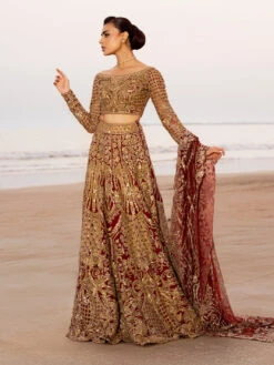 Maroon Red Lehenga Pakistani Bridal Dress In Fremont -LuxPak Bridal Studio Store RoyalMaroonRedLehengaPakistaniBridalDressinFremont