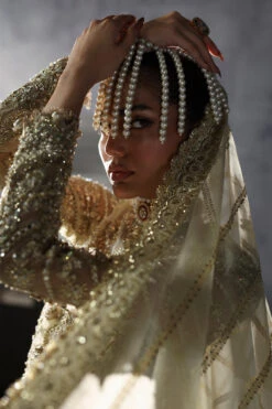 Pakistani Bridal Dress In Green Kameez Lehenga Style 13 Pakistani Bridal Dress In Green Kameez Lehenga Style -LuxPak Bridal Studio Store RoyalPakistaniBridalDressinGreenKameezLehengaStyle