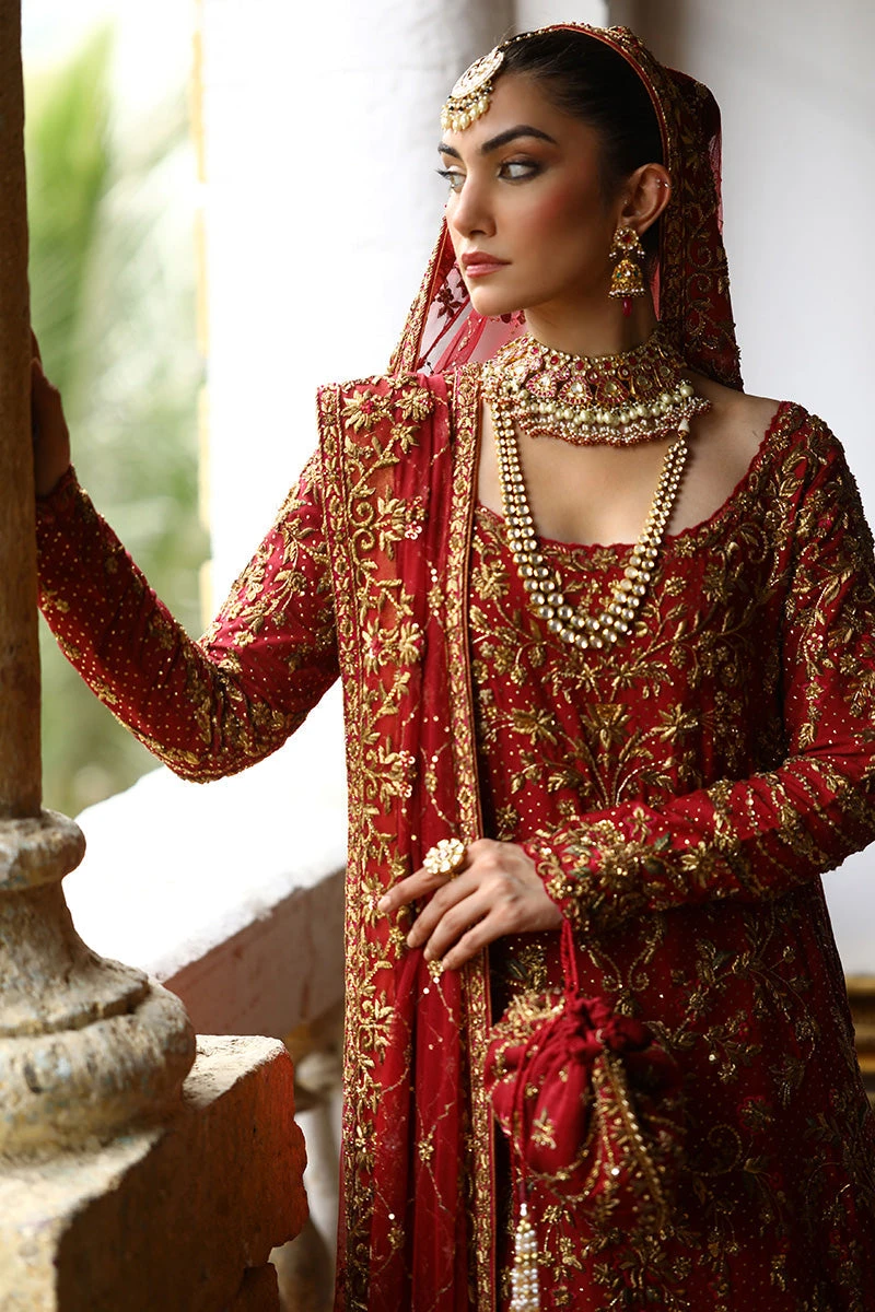 Pakistani Bridal Dress In Kameez Lehenga Dupatta Style 6 Pakistani Bridal Dress In Kameez Lehenga Dupatta Style - Image 4