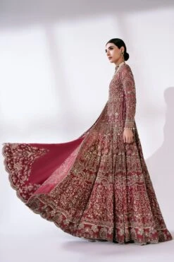Pakistani Bridal Dress In Open Gown And Lehenga Style -LuxPak Bridal Studio Store RoyalPakistaniBridalDressinOpenGownandLehengaStyle 7cddcc26 f539 4d53 afbe 77c450e0f03a