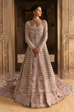 Royal Pakistani Bridal Dress In Wedding Pink Gown Style