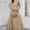 Royal Pakistani Bridal Maxi With Lehenga Dress #BS821 -LuxPak Bridal Studio Store RoyalPakistaniBridalMaxiwithLehengaDress