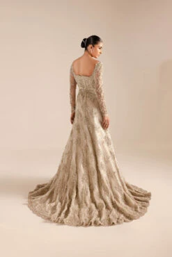 Pakistani Bridal Dress In Gown Style In Mississauga Canada -LuxPak Bridal Studio Store RoyalPakistaniWeddingDressinBridalGownandVeilStyle
