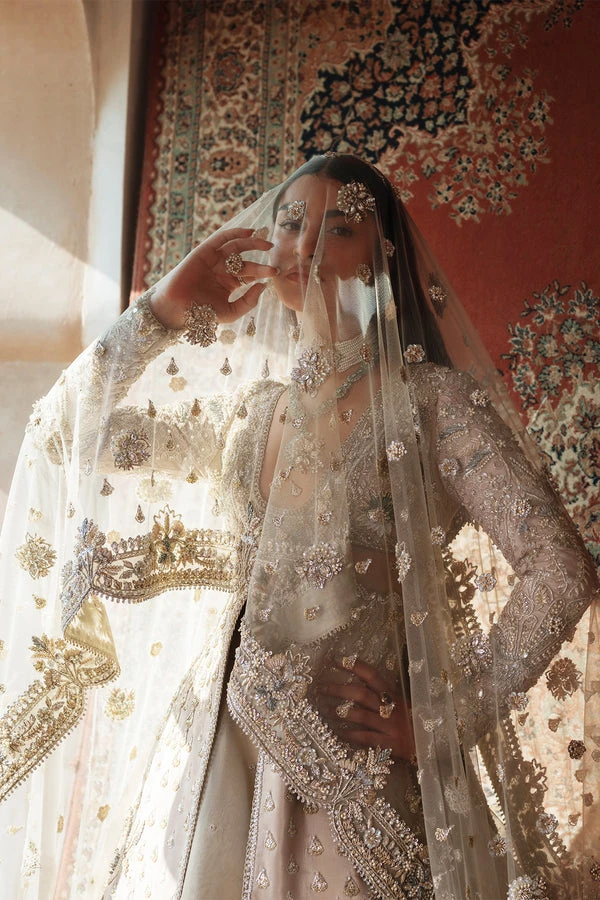 Pakistani Wedding Dress In Open Kameez Lehenga Style 7 Pakistani Wedding Dress In Open Kameez Lehenga Style - Image 5