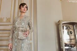 Sea Green Bridal Lehenga Designer Wedding Dress #BN796 -LuxPak Bridal Studio Store SeaGreenLehengaDesignerDress