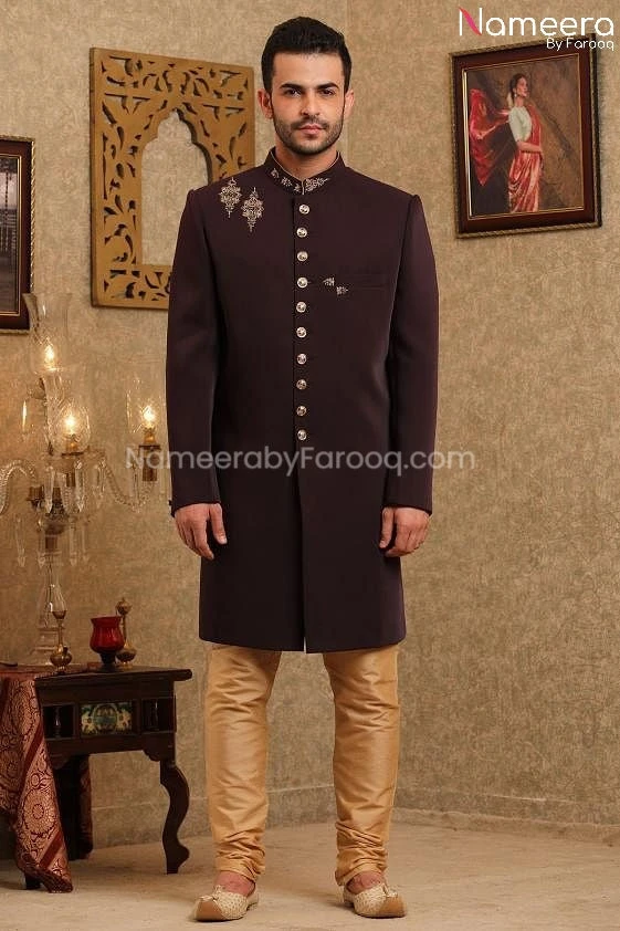 Sherwani Groom Pakistani For Wedding Online 2021 #GR80 3 Sherwani Groom Pakistani For Wedding Online 2021 #GR80