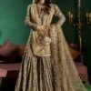Shirt And Farshi Gharara Dupatta Pakistani Bridal Dress 2 Shirt And Farshi Gharara Dupatta Pakistani Bridal Dress -LuxPak Bridal Studio Store ShirtandFarshiGhararaDupattaPakistaniBridalDress
