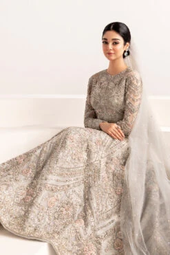 Embellished Walima Pakistani Bridal Dress In Gown Style -LuxPak Bridal Studio Store WalimaPakistaniBridalDressinGownStyle