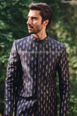 Embellished Pakistani Black Kurta Mens Sherwani #GN50 7 Embellished Pakistani Black Kurta Mens Sherwani #GN50 -LuxPak Bridal Studio Store blacksherwani 29ee977f 2e09 45c1 af4d 1d169957b33f
