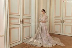 Ivory Pink Indian Wedding Dresses For Bride #BN795 -LuxPak Bridal Studio Store gownbridaldress