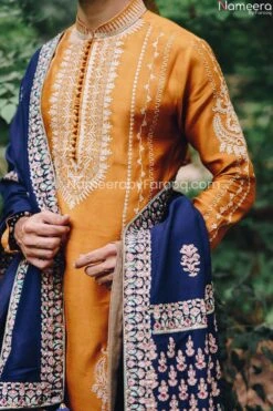 Pakistani Salwar Kameez Men's Sherwani Attire #GN52 9 Pakistani Salwar Kameez Men's Sherwani Attire #GN52 -LuxPak Bridal Studio Store menssherwanis 534b7424 35bd 4a90 b95f 78fbff600ff5