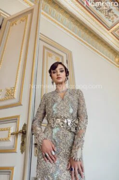 Sea Green Bridal Lehenga Designer Wedding Dress #BN796 -LuxPak Bridal Studio Store pakistanilehenga bb7ad57a 0afe 4bad 8534 53ea88d10137