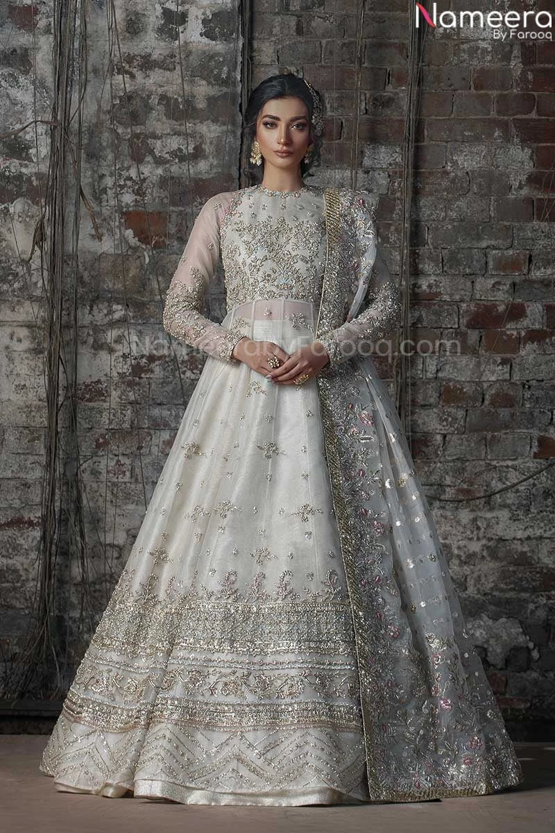 Frock Lehenga Punjabi Wedding Dress For Bride #BN772 3 Frock Lehenga Punjabi Wedding Dress For Bride #BN772