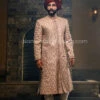 Pakistani Salwar Kameez Mens Sherwani With Turban #GN58 -LuxPak Bridal Studio Store salwarkameezonline 83a4a947 f51d 4a80 a90a 19ae717581dd